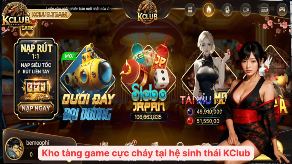 KClub 08mi93l 🎮️ Cổng Game Bài Kclub Team Giải Trí Top 1 Châu Á 2025 5 Kho tàng game cực cháy tại hệ sinh thái KClub